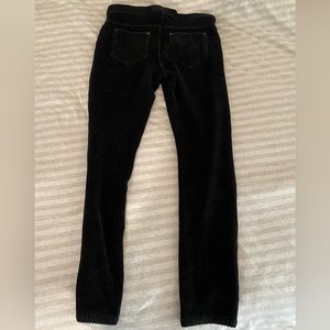 Corduroy black leggings/pants there a medium and also never worn🎀